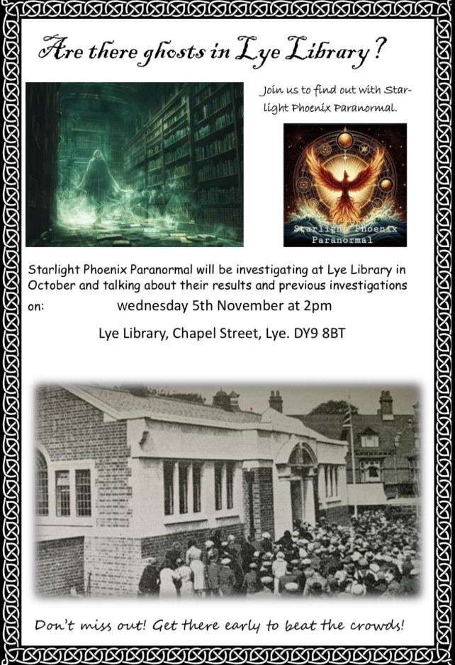 Friends of Lye Library - Are There Ghosts in Lye Library?